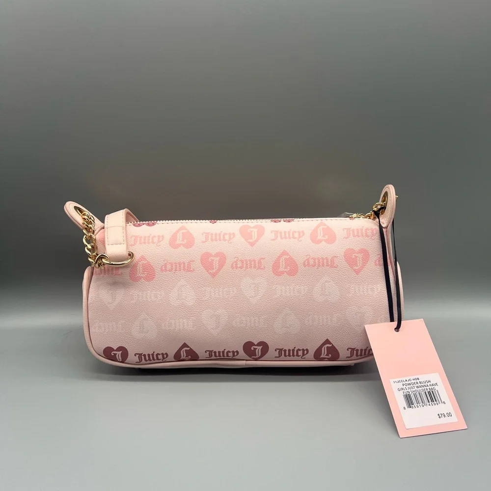 Juicy couture girls just wanna have fun shoulder bag purse